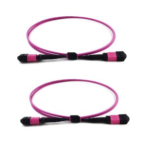 Low PDL QSFP Compatible High Reliability MTP/MPO Fiber Jumper Cable with Compact