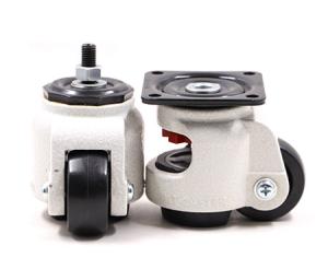 China Aluminum Alloy Swivel Leveling Outdoor Caster Wheels 120kg Anti static factory