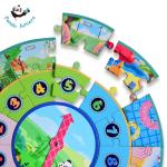 Early Education Round Baby Jigsaw Puzzles Changes Of Nature Preschool Toys