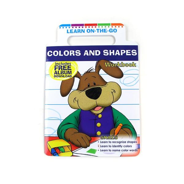 Handle Workbook Childrens Book Printing For Colors And Shapes Learning, Cute