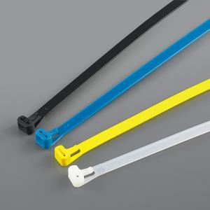 China 12 Inch Color Releasable Cable Tie Nylon 66 Heavy Duty Reusable Zip Ties factory