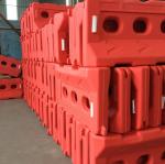 Outdoor Security Plastic Road Safety Barrier Customized Water Filled