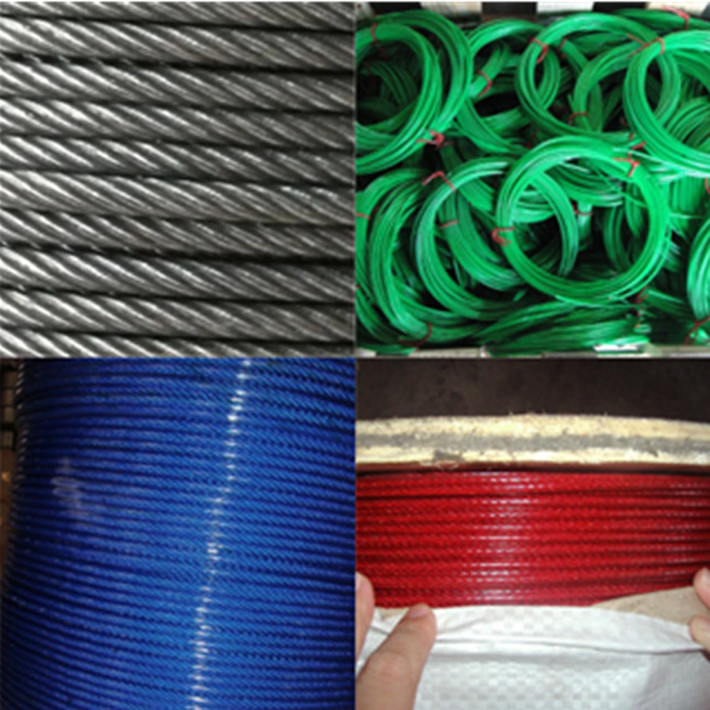 Type 316 Stainless Steel SS Cable Deck Railing Hardware Kits System 1/8 Inch Steel Cable Rope Wire T316 7x7 Wire Rope