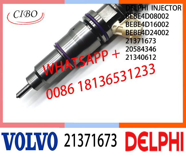 Fuel Diesel Injector 21371673 BEBE4D08002 BEBE4D16002 BEBE4D24002 21340612 85003264 E3.18 for VOL MD13 HIGH POWER