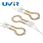 Gold Reflector Ring Infrared Lamps , 115V 200W Short Wave Heat Lamp