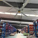 Al-Mg Alloy Blade 5.5m 18ft Direct HVLS Fan for Gym Restaurant Manufacturing