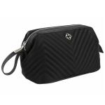 Black Luxury Professional Cosmetic Bag Waterproof Portable Travel