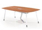 Metal Leg Design Melamine Conference Table K/D Structure Good Appearance