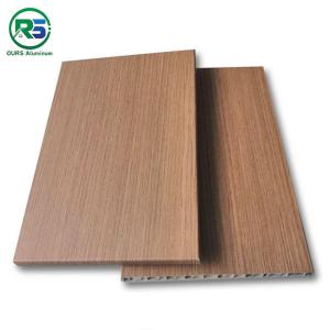 China Wood Graid Aluminum Honeycomb Panel / Curtain Wall Sandwich Metal Panel factory