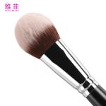 A08 Curved Nylon Hair Round Head Makeup Brush Synthetic Cosmetic Brush
