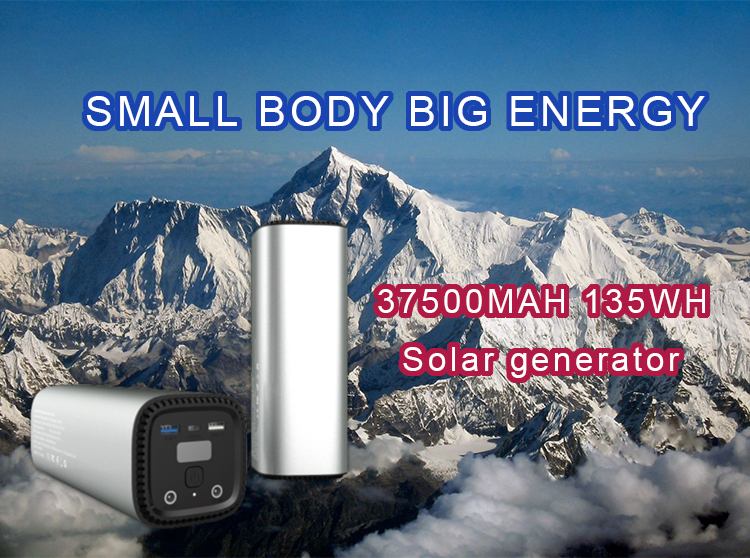 130wh Type C Solar Power Bank Waterproof Portable Power Station 30000mAh
