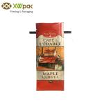 200g Resuable Printed Flat Bottom Tin Tie Bags With Plastic Roasted Coffee