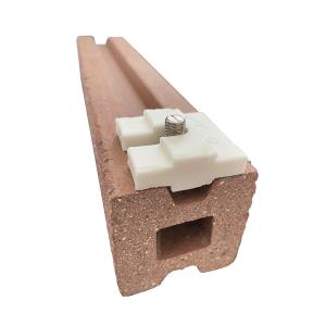 China Pa 66 Aluminium Profile Accessories With Increased Elasticity factory