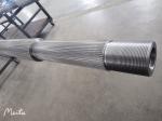 40CrNiMoA Materials Extruder Shafts With Cooling System for Puffed Food Industry