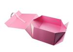 PVC Window Bespoke Foldable Gift Box Gift Packing Double Side Tape For Coin