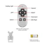 Natural White EMC Remote Control LED Searchlight For Truck 4320lm HANMA