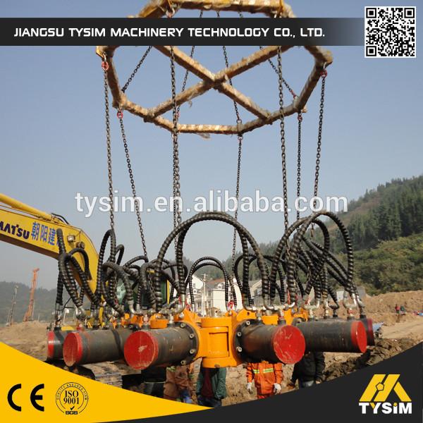 KP315A Hydraulic Round Pump Crushing Piles Rock Breaker Machinery High
