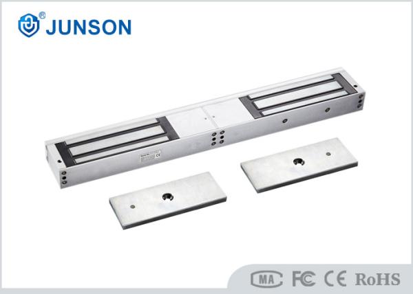 1200LBS*2 Sliding door magnetic lock For Double Swing Glass Door , CC SGS