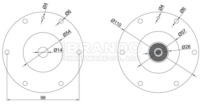 1-1/2'' Goyen Type K3500 (M1581) K3502 (M1591) CA/RCA35T Diaphragm Repair Kit