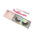 100g Fancy Paper Gift Eyelash Magnetic Box With PE PVC Window