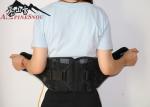 Mesh Cloth Abdomen Waist Support Belt With Net Pocket Black Color