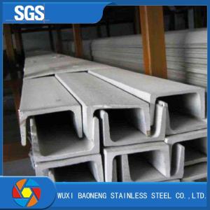 China SS304 Stainless Steel Channel Bar 100x50x6mm 6m L Channel factory