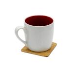 3mm Square Cold Drinks Bamboo Cup Coasters For Hot Beverage