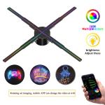 Spliced 65cm wifi light outdoor advertising machine 3D LED holographic display