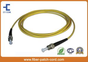 China Fiber Optic Patch Cord ST-ST Single mode , Simplex(SM SX) easy for operation for FTTX + LAN factory