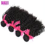 Brazilian Kinky Curly Virgin Hair , Brazilian Virgin Hair Extensions 4*4 Lace