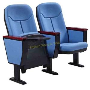 China Stadium Auditorium Chairs With Wooden Writing Pad / Lecture Room Seating factory