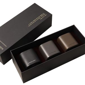 Recycled Scented Candle Box Packaging Custom Recyclable Paper Candle Jar Box