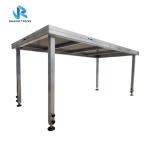 1.22 * 2.44m Disco Backdrops Stage Equipment With Round Leg Custom Shape