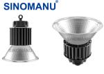 Factory Industrial High Bay LED Lighting , 5000 K Black LED High Bay Lamp