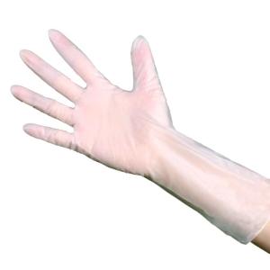 China Waterproof Vinyl Medical Examination Gloves 300MM Friction Resistance factory