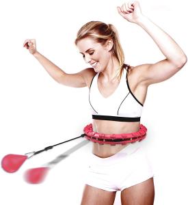 China 19 Knots Adjustable Weighted Hula Hoop Fat Burning ROHS Approved factory