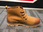 OEM Mens Leather Casual Boots For Motorcycle , Platforms Heel High Top Slip On