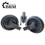 PC100 Excavator Front Idler Assembly ISO Certifie For Komatsu