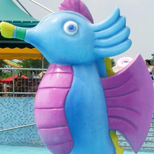Fiberglass water fountain with Galvanized Carbon Steel Frame of amusement park