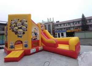 China 18oz PVC Tarpaulin Inflatable Bouncer House Dry Water Slide factory