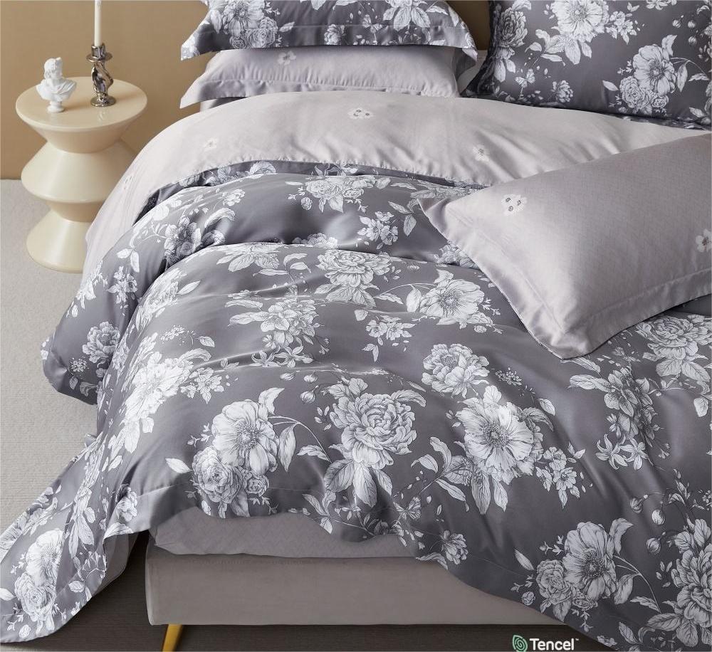 Endless Pattern Type 300tc Thread Count Bedsheets Set in Floral Printed 100% Cotton