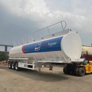 China 7000L Used Fuel Tanker Trailer For Oil Delivery 3 Axis Customized factory