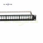 Blank FTP Keystone Jack Patch Panel Cat5e Cat6 Cat6a Patch Panel 24 Port
