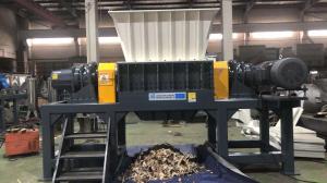 China Low Speed 50Hz Tyre Double Shaft Shredder Machine factory