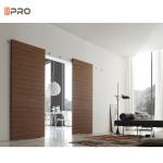 Automatic Noiseless Magnetic Levitation Wooden Sliding Door Frameless Aluminum