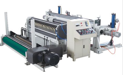 Hydraulic Type Paper Roll Slitting Machine , Pneumatic Type Roll Rewinding