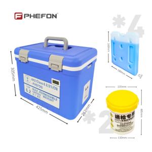 China Durable Specimen Transport Container UN2814 Box With Cold Chain Technology factory