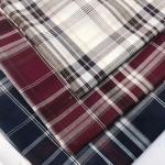 Check Shirt Yarn Dyed Plaid Cotton Fabric Brushed Tartan Woven
