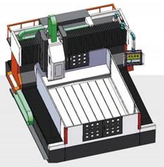 China 2000 CNC Gantry Drill 11KW Cnc Gantry Drilling Machine factory