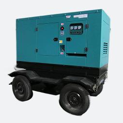 China CCSN 100KW/125KVA mobile trailer diesel generator set factory